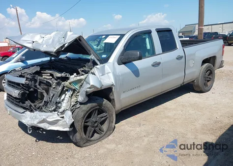 2017 Chevrolet Silverado 1500 Custom из США, поврежденный, VIN 1GCRCPEC7HZ308137